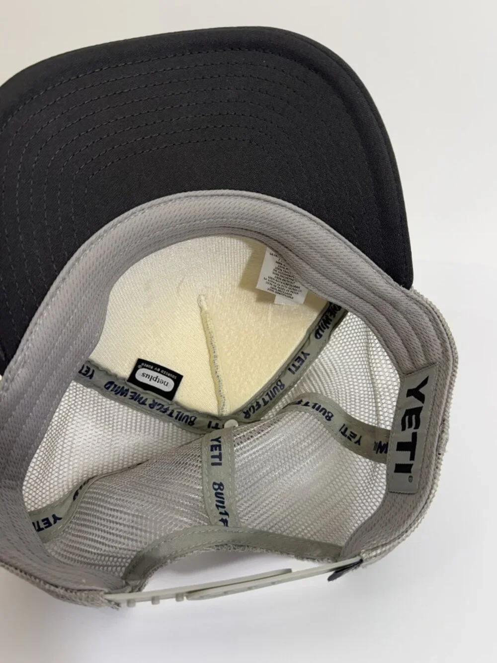 Yeti Kids Pup in a Truck Trucker Hat Cap Gray Adjustable Snapback Extremely RARE